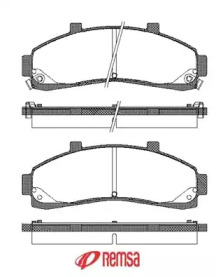 Комплект тормозных колодок METZGER 0571.02